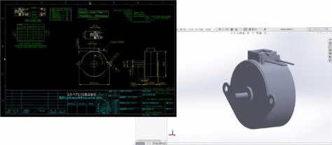 PM ステッピングモーター CADデータ
